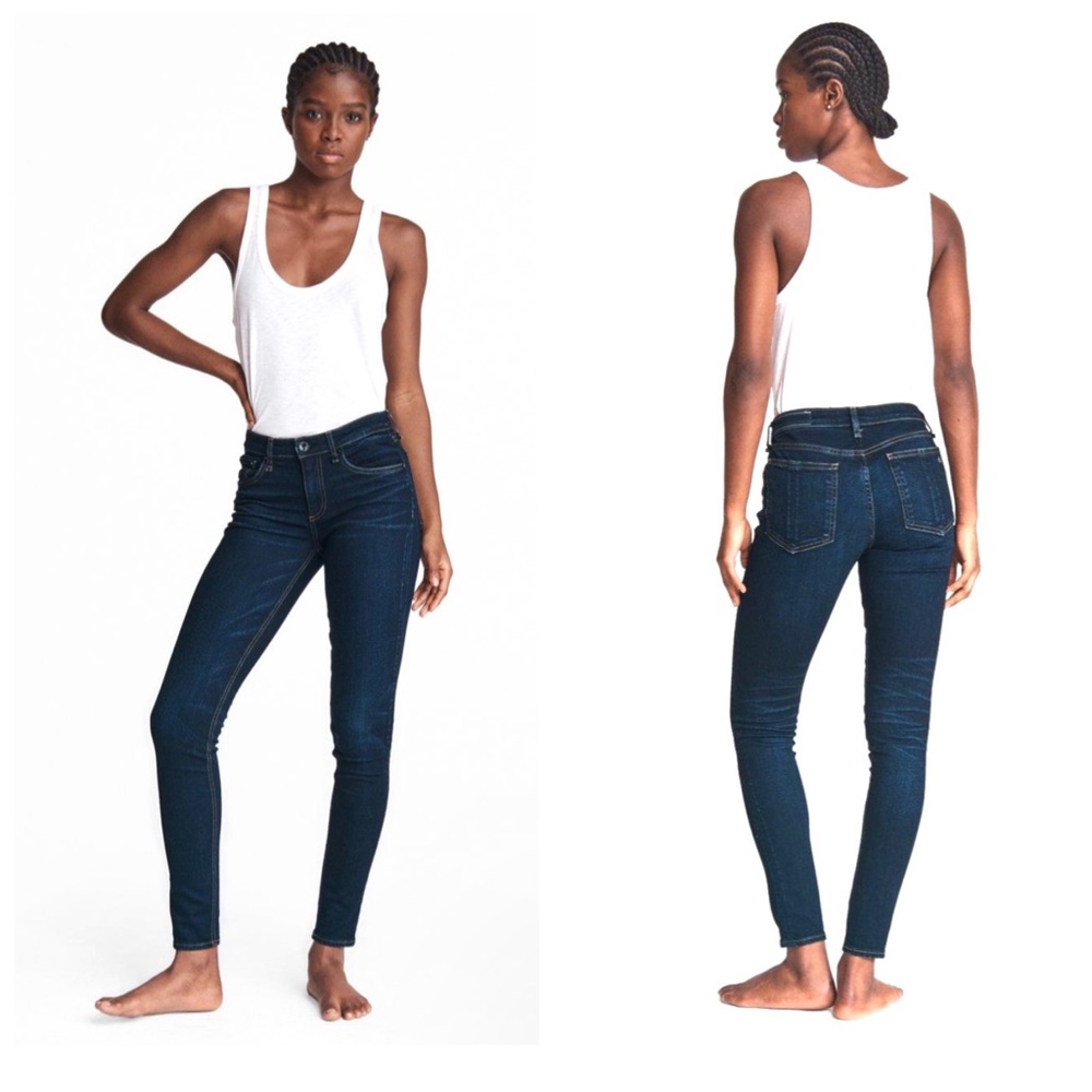 Rag & Bone Skinny Jean Blue Size 26 Heritage #W1502K520 Cut #6857 Low rise